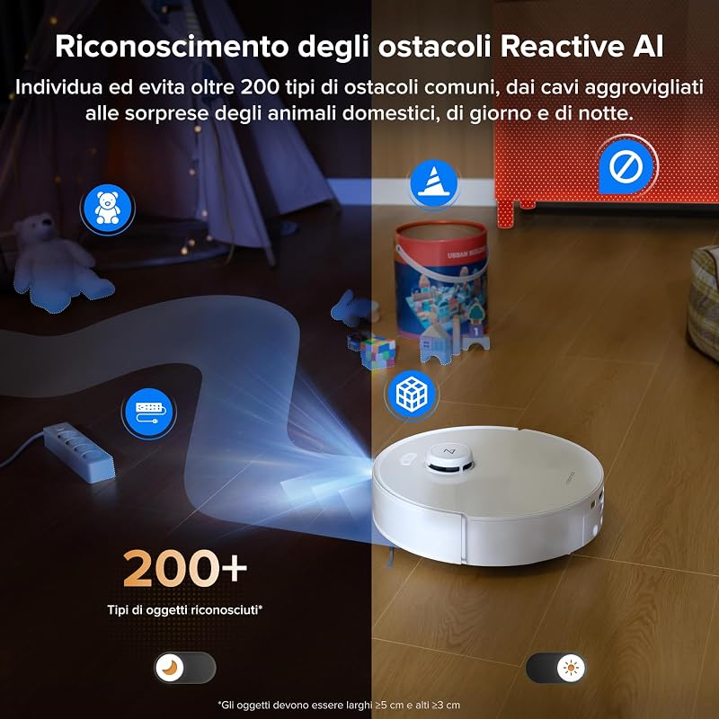 Qrevo Curv 2 Flow Robot Aspirapolvere Lavapavimenti con Rullo
