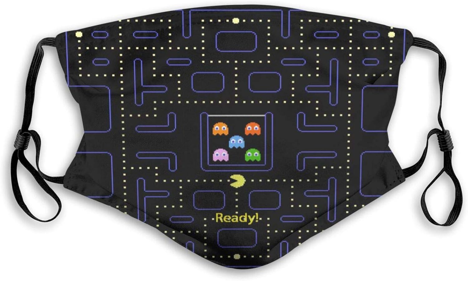 PacMan 3D Face Mask Reusable Facial Windproof Dust with