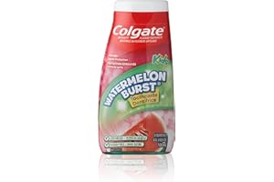 Colgate Kids Gel Toothpaste, Watermelon Burst, 100 mL (Pack of 1), With Fluoride, Anticavity Formula, Enamel Protection, Teet