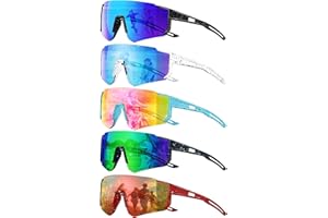Kids Sunglasses for Boys Girls UV400, Polarized Baseball Sunglasses for Kids, Youth Sports Eyewear, Cycling Softball Running