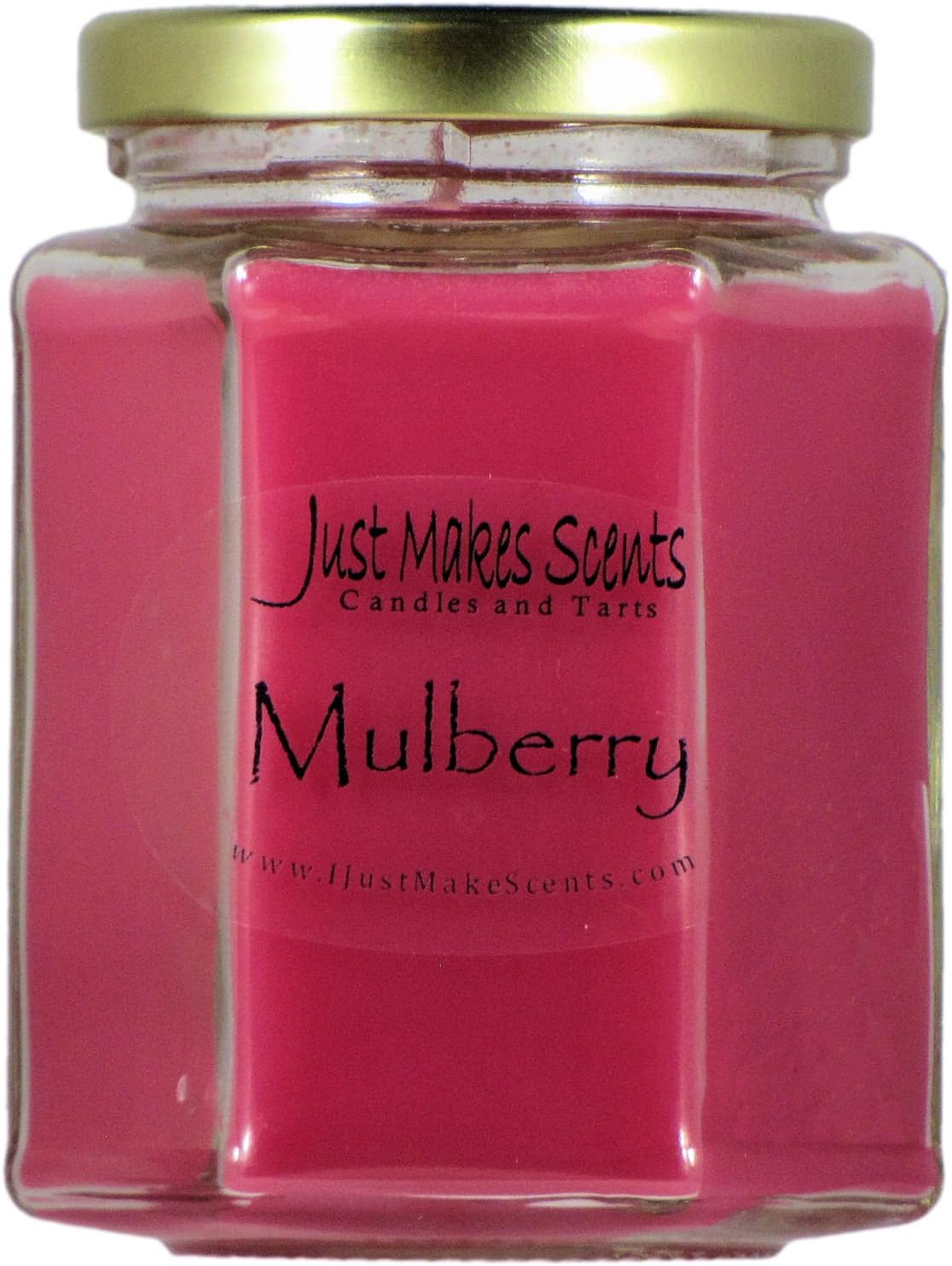 Just Makes Scents Mulberry Scented Blended Soy Candle
