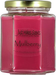 Just Makes Scents Mulberry Scented Blended Soy Candle