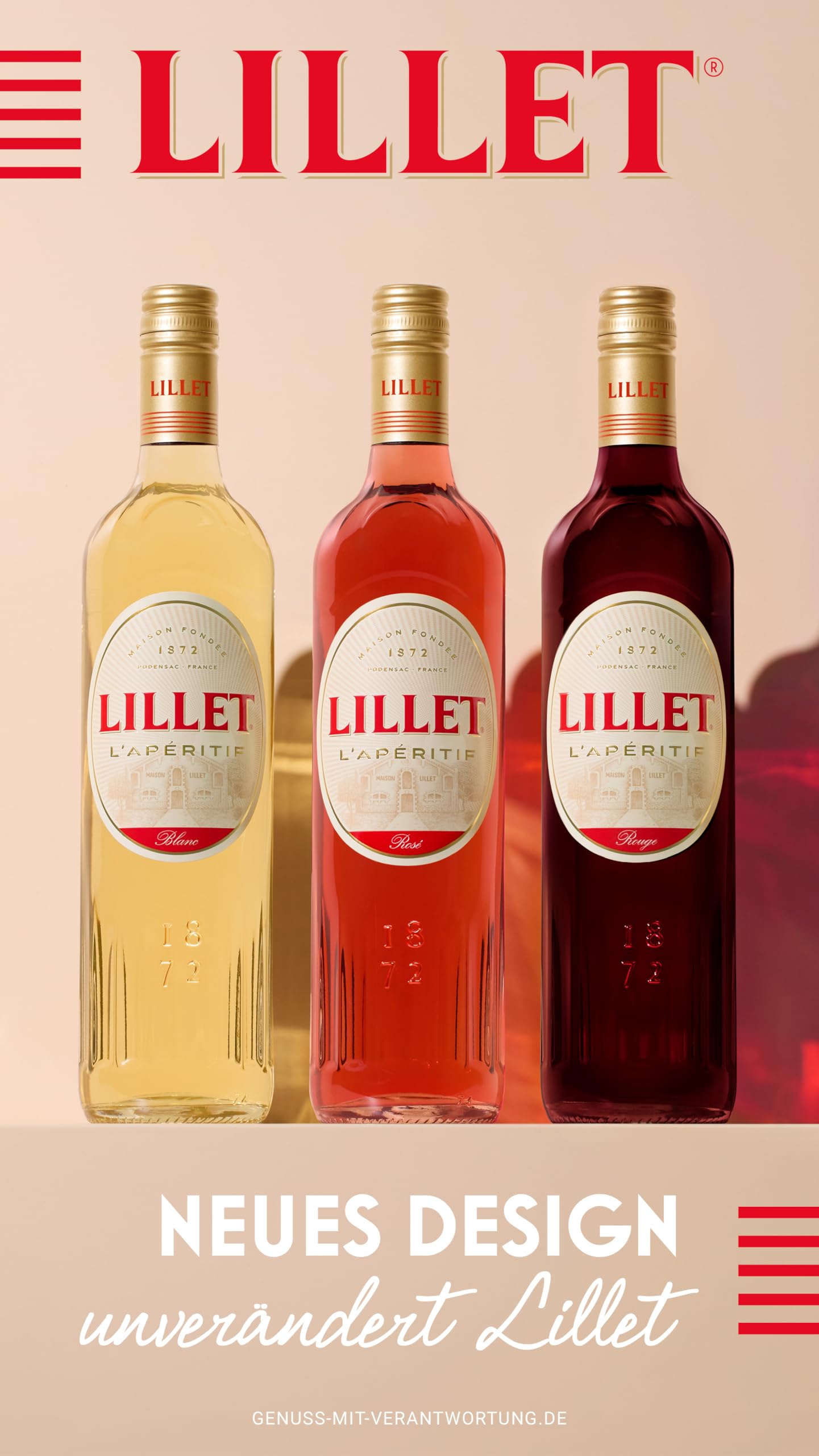 Lillet Rosé, französischer Wein-Aperitif, fruchtig-frischer Geschmack von Orange & roten Früchten, für Spritz & Cocktails, 17% Vol., 1 x 0,75 l 8