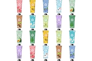 LAYHOMO 20 Pack Mini Body Lotion Gift Bulk for Dry Skin,Travel Size Small Body Cream With Shea Butter Natural Fragrance Moisturizing Body Lotion for Women Men,Stocking Stuffers Christmas Thank You Gift