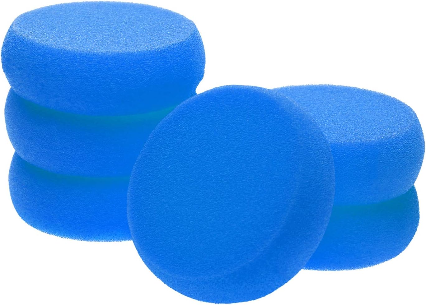 Penta Angel Painting Sponges for Kids 6PCS Round Foam Painting Brushes Tools Watercolor Sponges for Acrylic Painting Staining Craft DIY Clay Painting Ceramic Wall Kitchen Cleaning (Blue)
