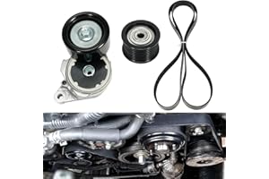 Kozlira Serpentine Belt Tensioner Idler Pulley Drive Kit 4.6/5.7L V8 Fit for Lexus GX460/LX570, for Toyota Sequoia/Tundra/Land Cruiser, 2007-2018#Replace ‎90K-39185 (39185+36370+8PK2415)