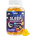 Sleep Gummies for Adults 6mg - Sugar Free Extra Strength Melatonin Gummy, Natural Sleeping Gummy for Adults, Kids, Orange Flavored, Vegan, Non-GMO, Sleep Vitamin Support Supplement - 120 Gummies
