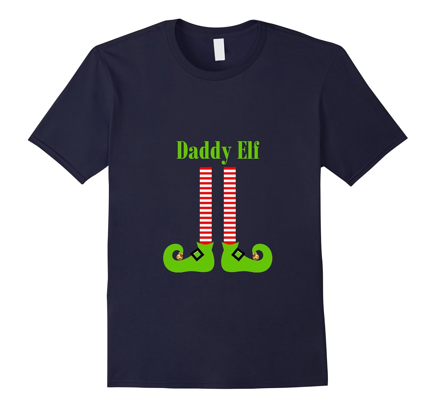 Daddy Elf Tshirt Christmas Holiday Spirit Santa's Helper-Rose