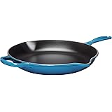 Le Creuset Enameled Cast Iron Signature Iron Handle Skillet, 11.75" (2-3/8 qt.), Marseille