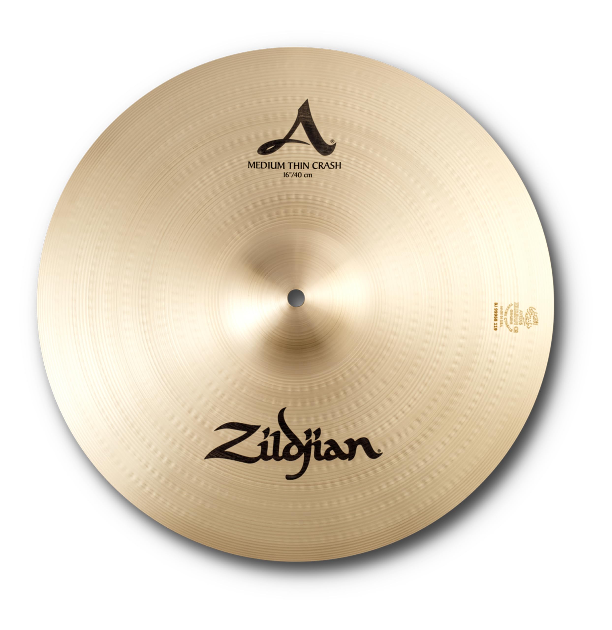 Zildjian A' Zildjian Med/Thin Crash 16" Traditional Finish - Crash Cymbal — image 1