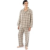 Fruit of the Loom mens Flannel Pajama Sleep Set