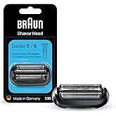 Braun Series 5 53B Electric Shaver Head, Black – Designed for Series 5 and Series 6 shavers (New Generation)