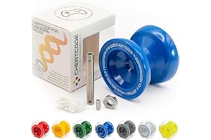 Cheatcode Yoyo by Brandon Vu | Master Fingerspin Tricks | A Responsive & Unresponsive Yo-yo for Kids, Teens & Adults | Great Yo Yo For Beginners | Extra Professional Ball Bearing Kit Included | Offset