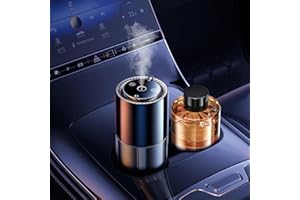 ROLATO Smart Car Air Freshener, Car Diffuser, 150ML/Bottle Essential Oil Diffuser Last 5 Months, 3 Mode Adjustable Auto On/Off, Car Accessories for Woman&Men, Diffusers for Home, Car, Small Space (Cologne)