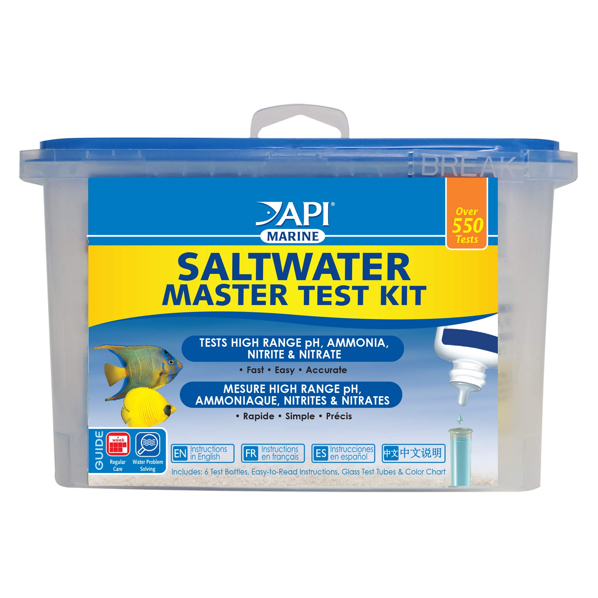 API SALTWATER MASTER TEST KIT 550-Test Saltwater