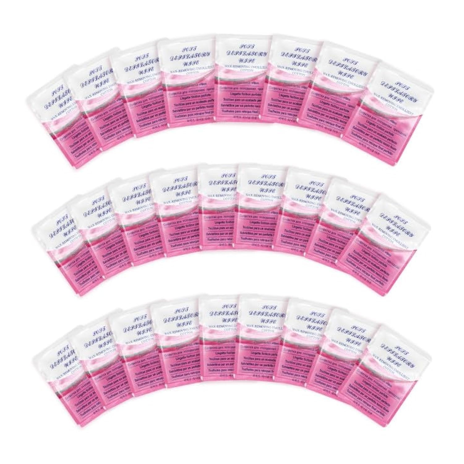 LaWink 26PCS Post Wax Calming Oil Wipes - Refill Pack for After Waxing and Depilation - Finishing Wipes for Facial and Body Skin Care Wax Remover, Post Waxing Treatment