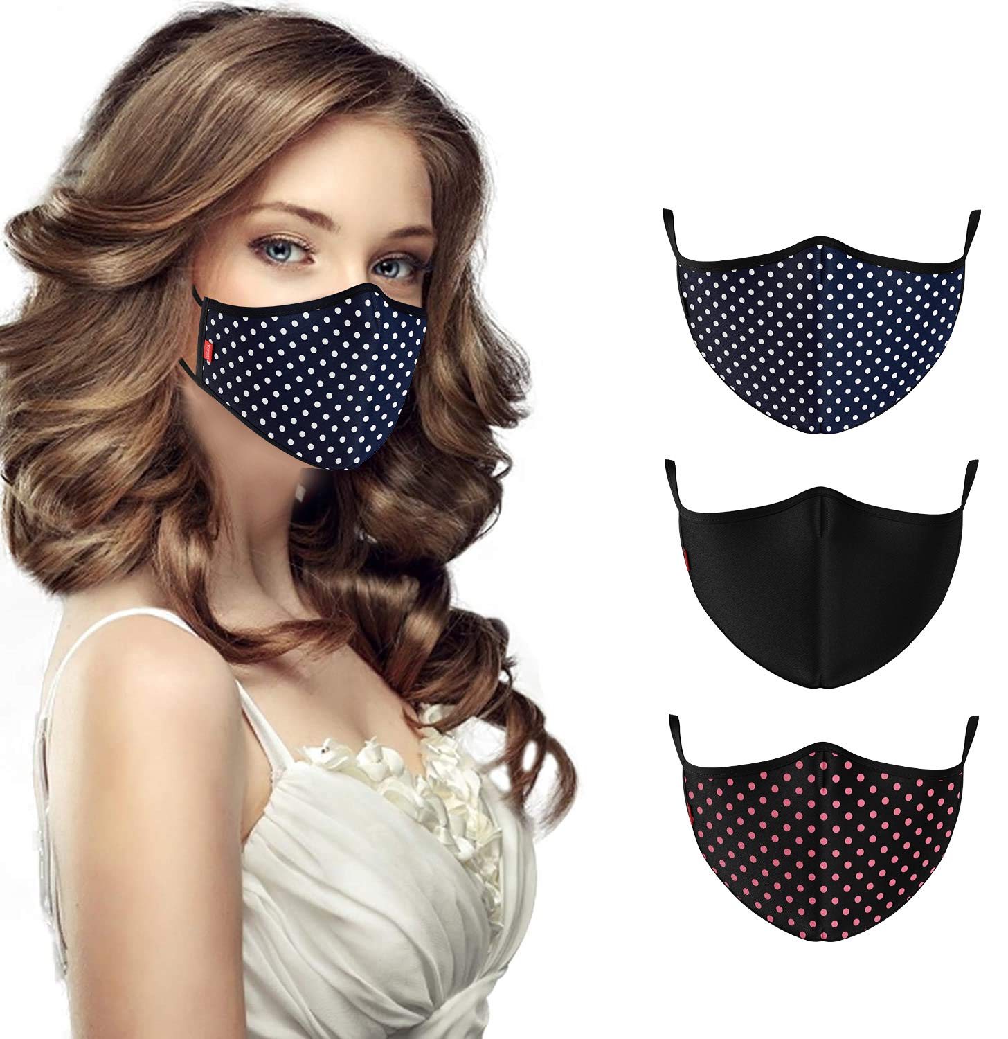 COOL Mask Unisex 3 Layer Reusable Washable Face Mask ( Pack of 3 )