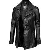 Decrum Leather Blazers for Women - Stylish Blazer Style Casual Real Lambskin Leather Jacket Women