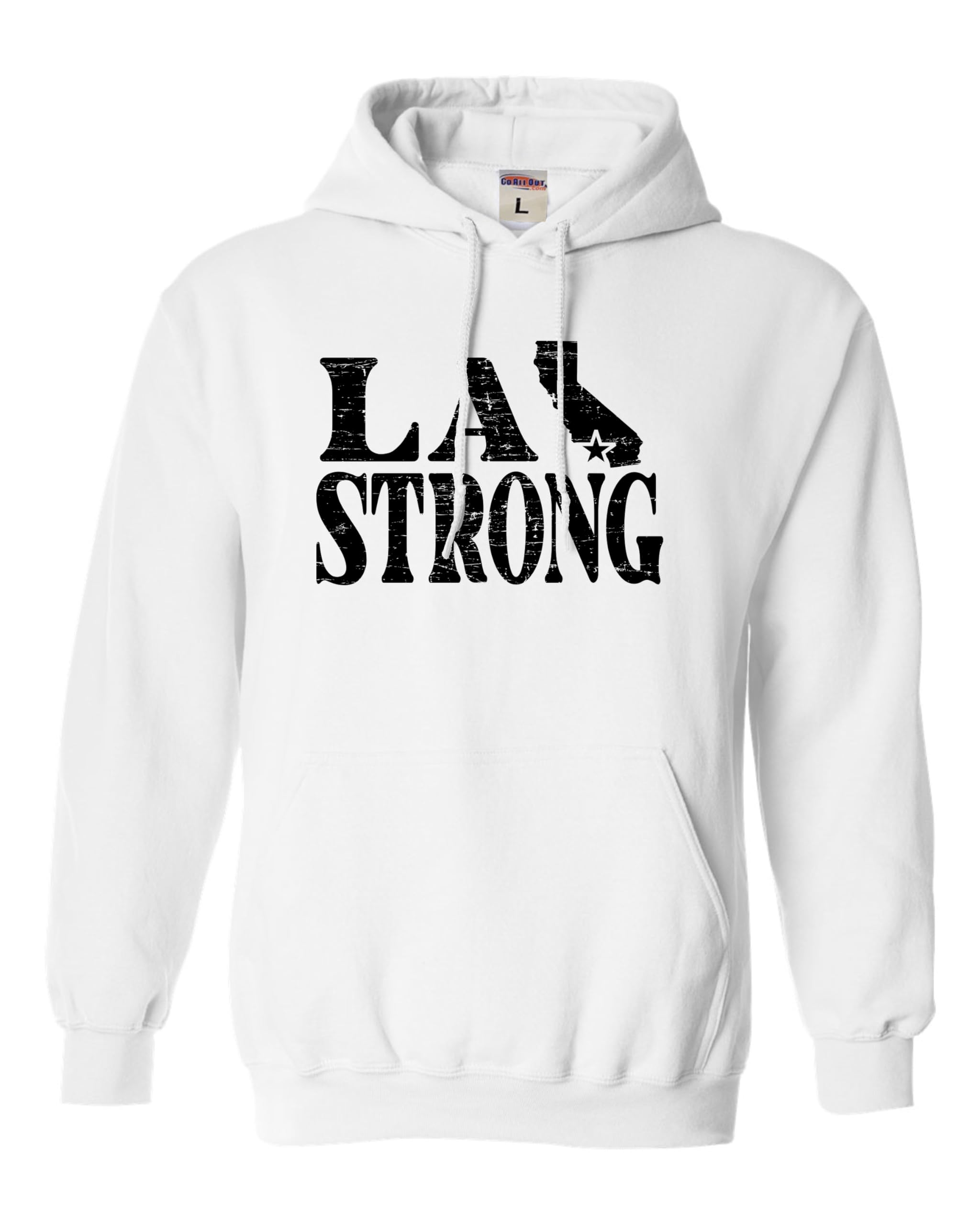 Go All Out 4X-Large White Mens LA Strong Los