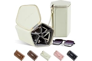 cloudever Sunglasses Travel Case Organizer Hangable for Men Women, Eyeglasses Foldable Storage Organizer