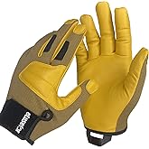 eLusefor Nimble Control Work Gloves|100% Tactile Feedback,Knuckle Touchscreen,Dexterity Fit|Warehouse,Gardening,Driving,Utity Gloves