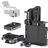 SMALLRIG Foldable V Mount Battery Plate Kit Pro, w/QR Plate for Arca | with LCD Screen Protector &amp; Cable Clips, All-in One Compact Camera Video Rig for Mirrorless, for NEEWER V Mount Battery