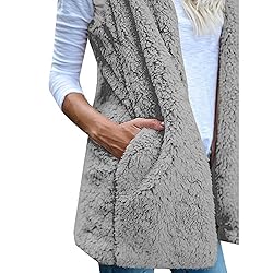 LISTHA Outwear Vest Women Hoodie Waistcoat Sherpa