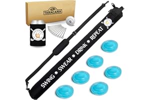 TARACANA Upgraded Golf Bag Cooler Sleeve with ArcticChill Ice Coasters - Discreet Golf Cart Cooler Sleeve with Adjustable Shoulder Strap and Tee Holder.