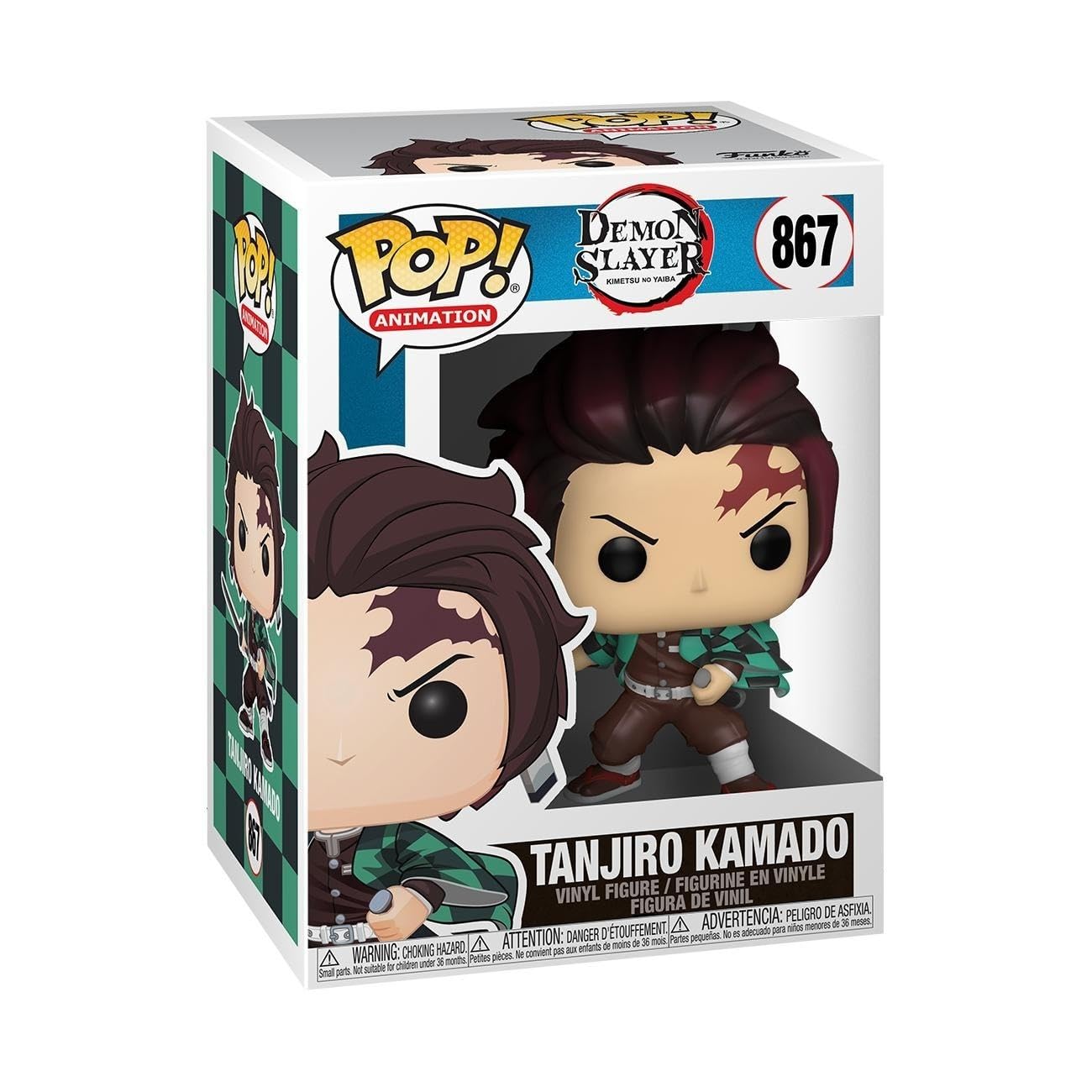 Funko POP! Animation: Demon Slayer - Tanjiro Kamado - Collectable Vinyl Figure - Gift Idea - Official Merchandise - Toys For Kids & Adults - Model Figure for Collectors and Display