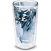 Tervis Made in USA Double Walled Kelly Ventura Insulated Tumbler Cup Keeps Drinks Cold & Hot, 16oz, Bloom Slate
