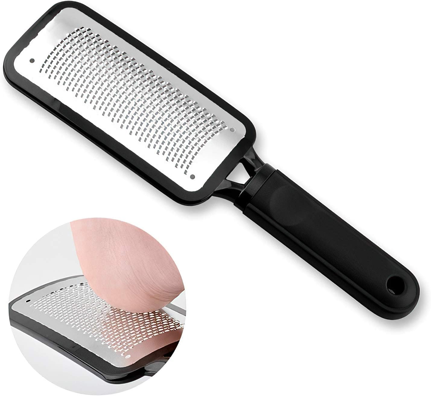 Senua Colossal Pedicure Rasp Foot File, Professional Foot Care Pedicure Stainless Steel File to Removes Hard Skin