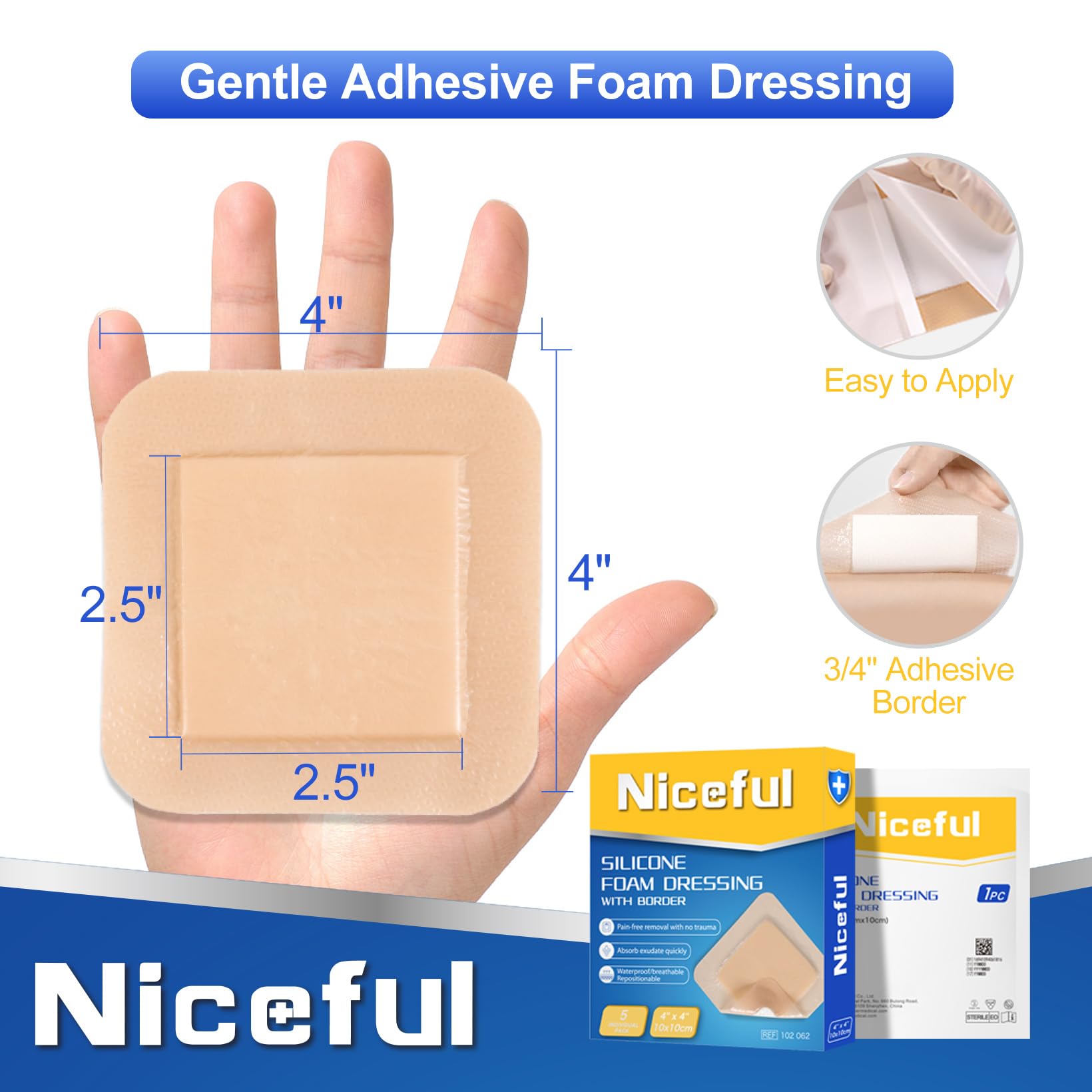 Silicone Foam Dressing 4