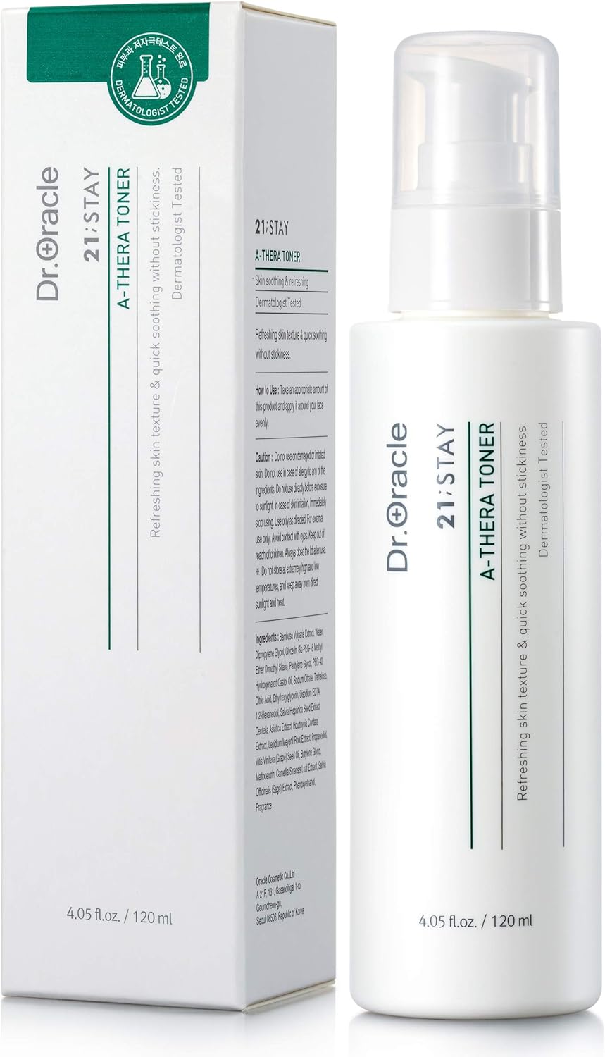 DR.ORACLE A-Thera Toner Facial Moisturizer Face Serum Korean Skincare Toner for Sensitive Skin (4.05fl.oz.fl.) - Image 3