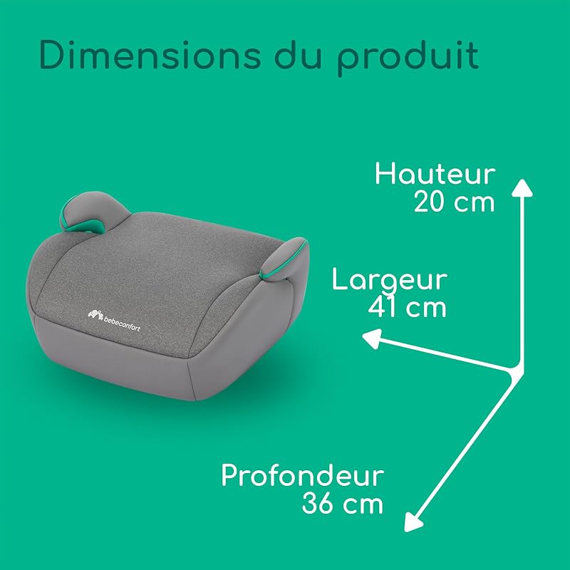 Manga i-Safe Rehausseur, 128–150 cm, Tinted Grey