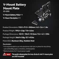 SMALLRIG Foldable V Mount Battery Plate for Sony