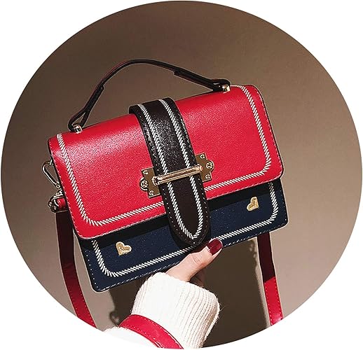 Amazon 秋と冬の小さな袋 19新しいファッションのレトロハンドバッグ メッセンジャーバッグ 赤 13 10cm ブブブ シューズ バッグ