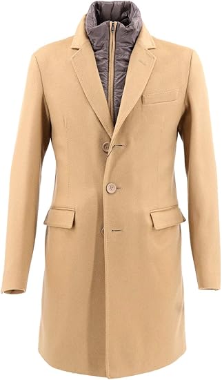 Amazon Herno ヘルノ メンズ 中綿入り カシミヤ 2way 3b チェスターコート Ca0091u 380 1 C O 2150 ベージュ コート ジャケット 通販