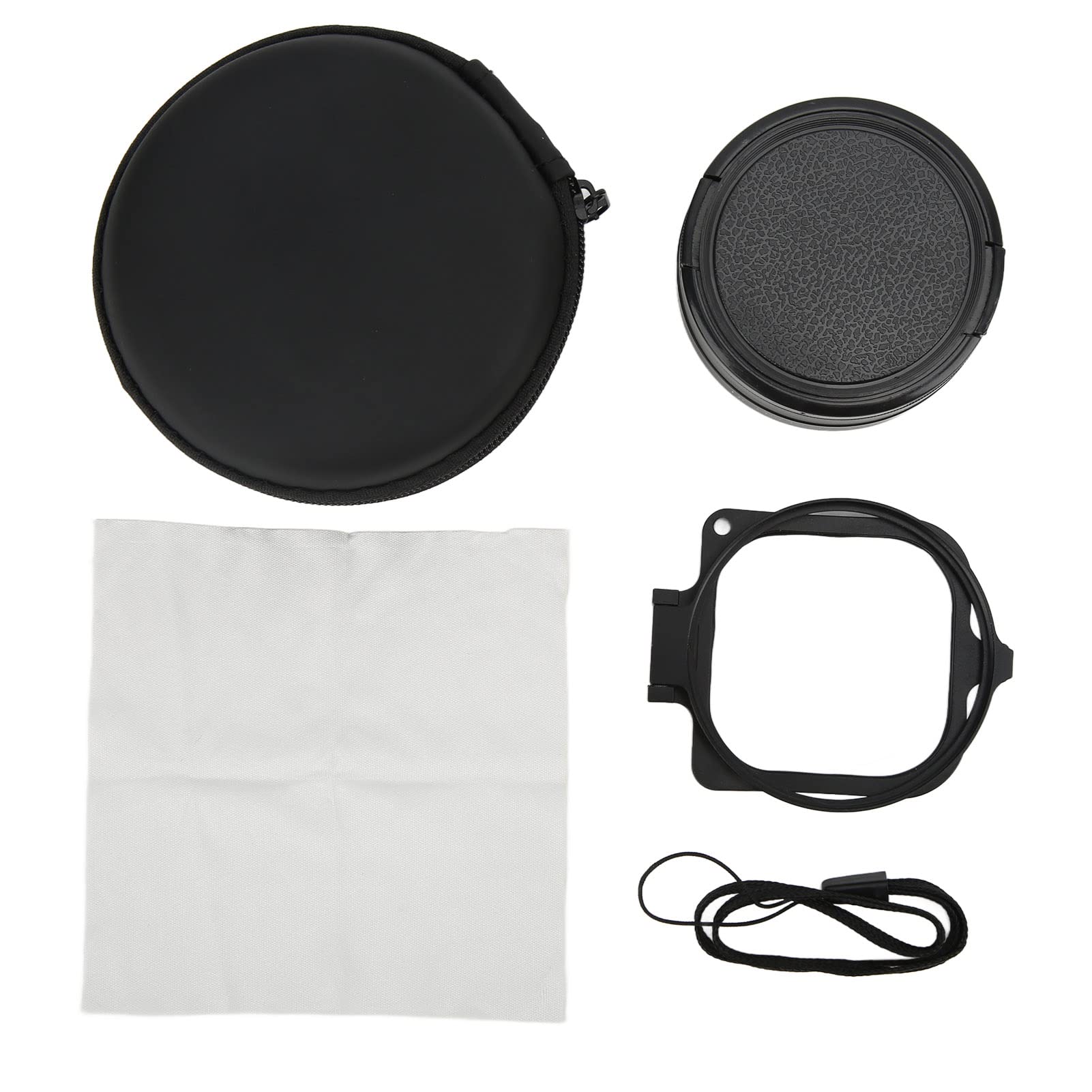 HAOX 58mm 16X Macro Lens Filter, Action Camera Close-Up Red & Purple Diving Filter, Optical Glass, Waterproof