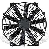 Flex-a-lite Flex-Wave LoBoy Auxiliary Electric Fan (Pusher), 16" (239)