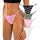 Banamic Women G-String Thongs Panties T Back Breathable Sexy Underwear