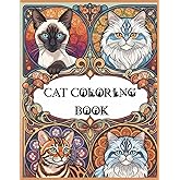 Cat Coloring book: Cat Mandala for adults and teens, cute coloring book for cat lovers