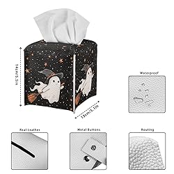 Talayituse Ghost Star Witch Hat Print Tissue Box