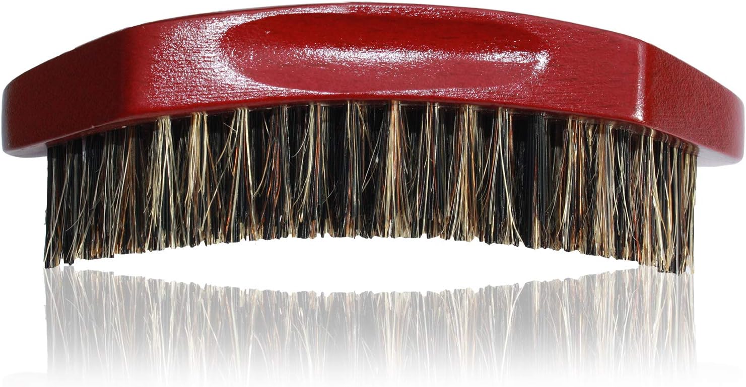 Wave Brush for Men- Boar Hair Brush for Men Perfect Edge Brush and Hair Waver, 360 Waves Brush, Great with Durags - Image 4
