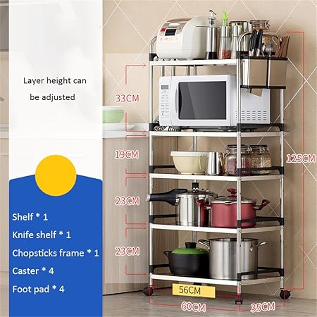CRS-ZBBZ Estantería de decoración de Muebles Cocina Estantes ...