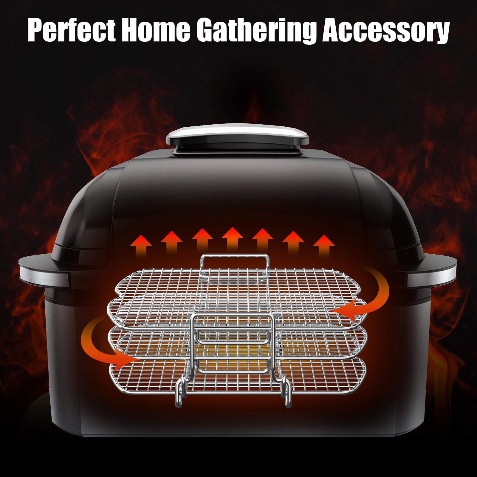 Dehydrator Rack for Ninja Foodi AG300 Grill, 3 Stackable Layers Dehydrator Rack Stand for Ninja Foodi AG300 Accessories, Rectangle Air Fryer Accessories for Ninja AG300 AG301 Foodi Grills