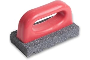Marshalltown Rub Brick, Fluted 20-Grit Silicone Carbide Surface, Concrete Tools, Masonry Tools, Clean Bricks, Dressing Down and Remove Marks from Concrete, RB192