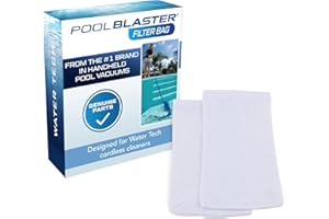 POOL BLASTER Genuine Microfilter Bags 5-Pack for Aqua Broom, Aqua Broom Ultra, Catfish, Catfish Ultra, Fusion PV-5, Hydro 100, iVac 250, iVac C2, Max, Max CG, Max HD, Millennium, Volt FX-4, Volt FX-8