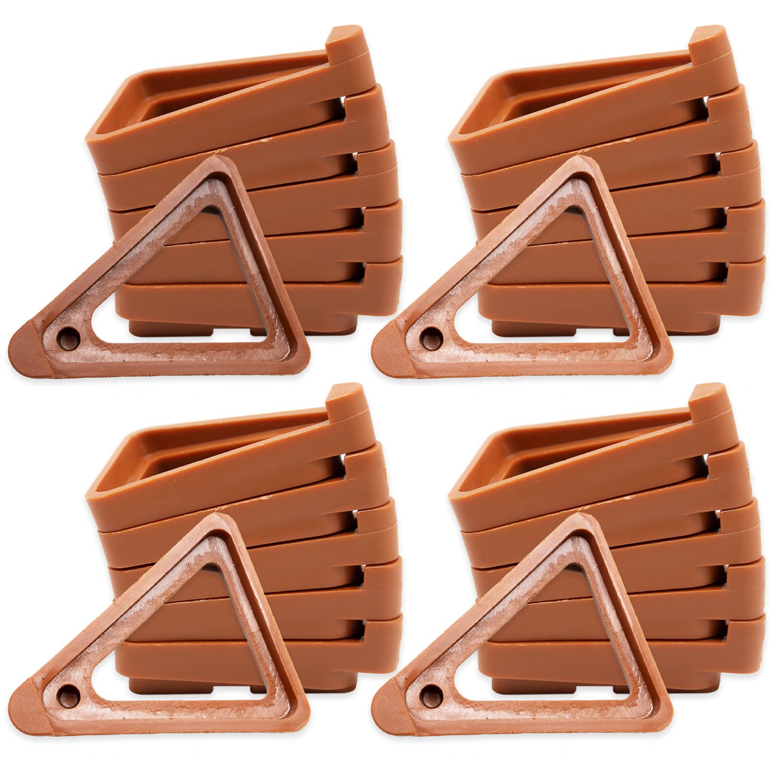 SZXMDKH 24 Triangle Toes Plant Pot Feet - Invisible Risers & Lifters for Terracotta & Other Pots - Indoor & Outdoor Use