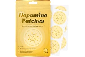 KMLWXD Dopamine Patches, Supports Mood & Emotional Balance for Women and Men-30 Count