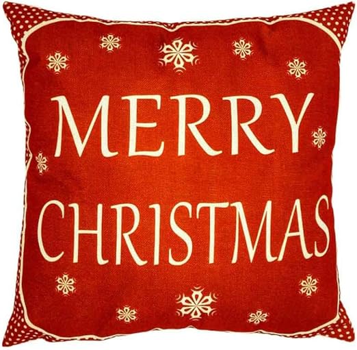 Christmas Pillow Case,Jushye Vintage Flower Tropical Leaves